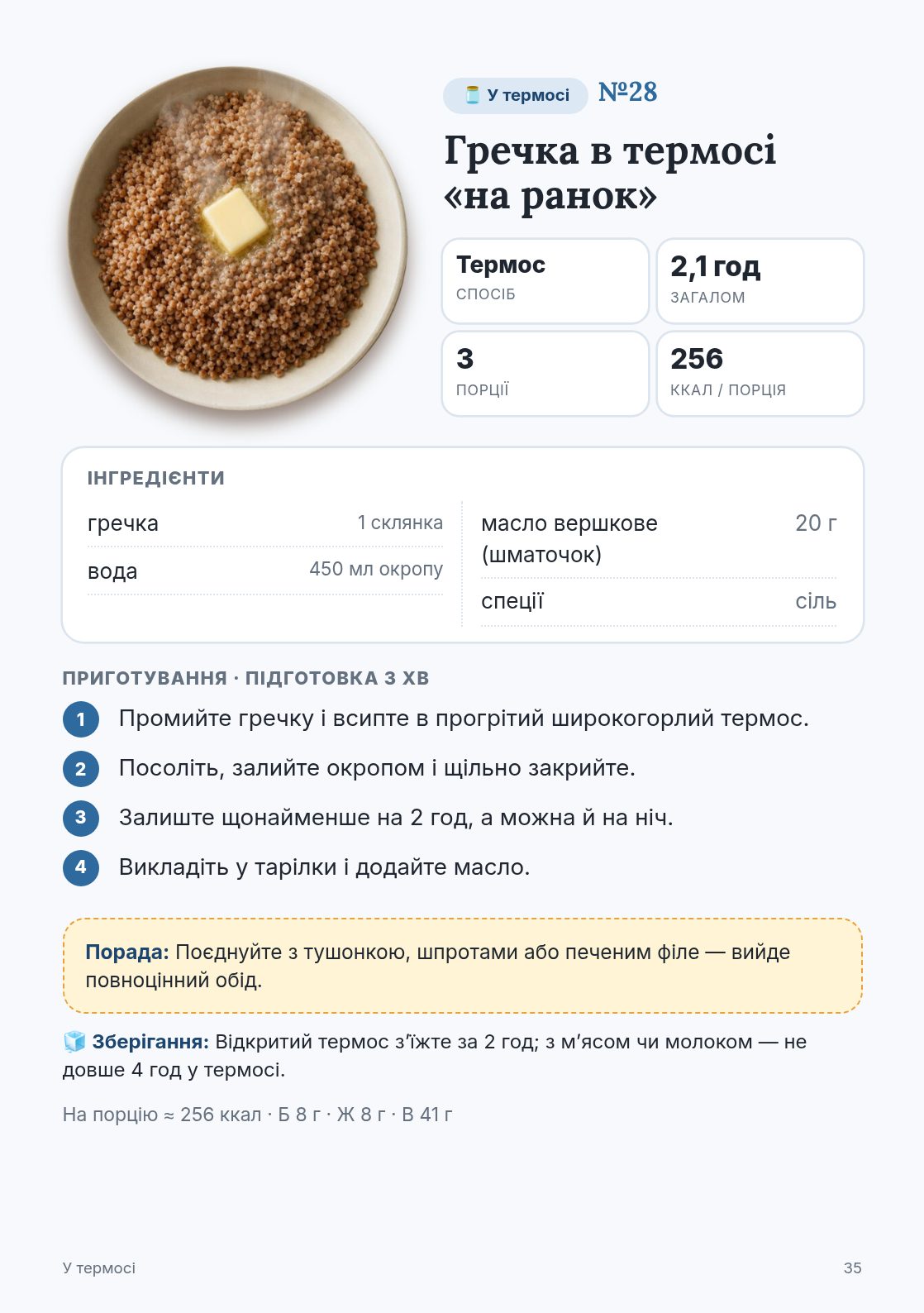 У термосі